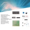 Walfront 4 Digit Digital Clock Kits, Electronic Clock Kit, Electronic