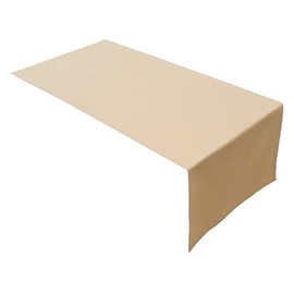 Lemos Home Table Runner Table Linen 100% Cotton Collection Concept Choice of Colours and Sizes (Table Runner - 45 x 120 cm, Camel)