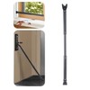HoneSecur 2-in-1 Door Security Bar & Sliding Patio Door Stopper