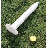 Smart Pole Ground Socket with Cap, White, 60-inch.