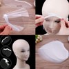 Protector de Ojos Desechable de Plástico, 50Pcs Viseras Faciales Desechables,