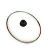 7QT Oval Glass Lid with Silicone Ring Replacement for Hamilton