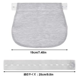 3 Pcs Waist Extender Maternity Pants Extender Pregnancy Band Extender Waist Adjuster Maternity Elastic Pants Postpartum Mom Elastic Pants Waist Adjustable Pants Button Extender Pregnancy Pregnant