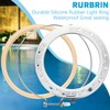 Therwen Pool Light Ring Replacement Pool Light Gasket Stainless Steel