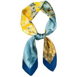 MAIRY Hijab Scarf for Women Silk Bandanas Women's Scarfs Satin Headwear Hair Scarves Sleeping Wraps Neckerchief Handkerchiefs GB070203