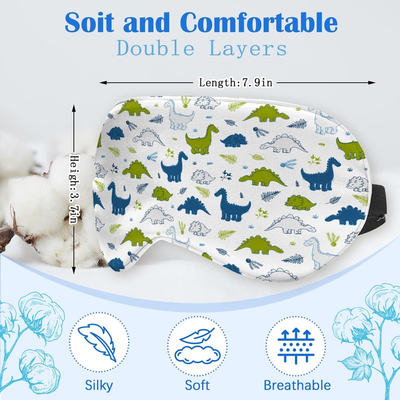 Kids Sleep Mask,Teens Cute Cartoon Sleep Mask for Boys Girls
