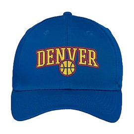 Denver Retro Basketball Vintage Fan Hat (Royal Hat)