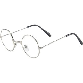 Plus Nao Date Glasses, Round Glasses, For Kids, Kids, Girls, Boys, Fashion Goods, Round Shape, Framed, Solid Color, Silver