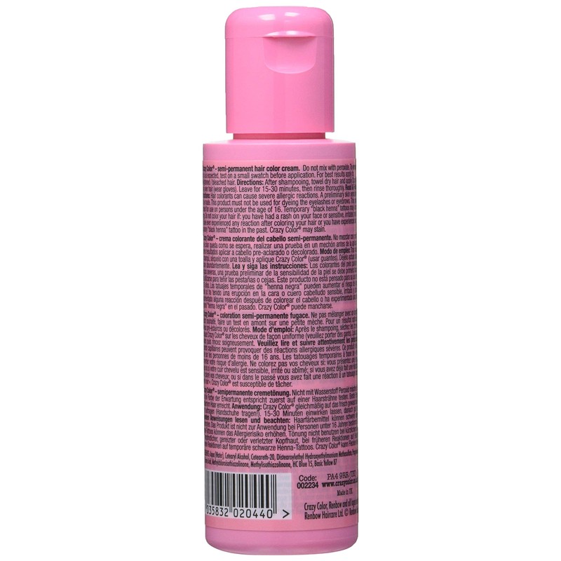 Renbow Crazy Color Semi-Permanent Hair Color Dye Capri Blue 44