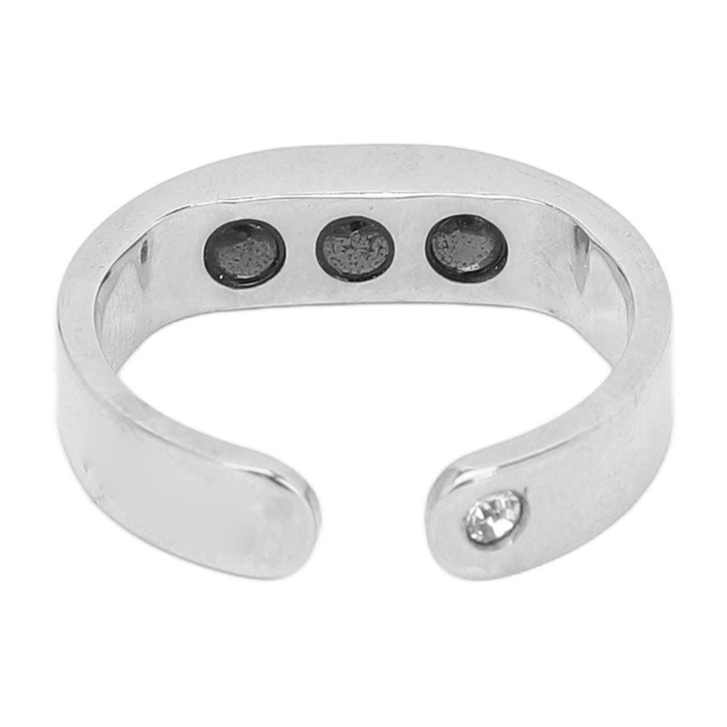 Prevent Snoring Ring Breath Aid Reusable Titanium Steel Adjustable Acupressure