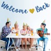 Welcome Back Banner, Home Theme Party, Back to School, Happy