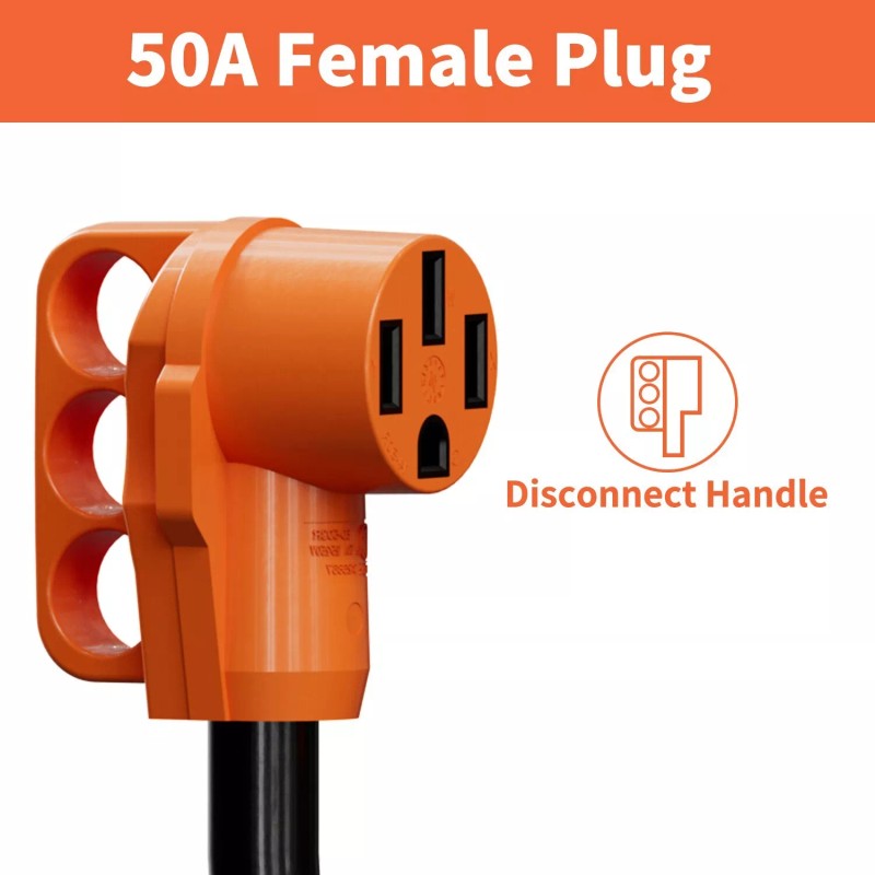 Epicord RV 30AMP 3Prong Generator Adapter 30amp Male Plug to