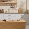 goldenwarm 10 Pack Brushed Satin Nickel Kitchen Handles 128mm Hole