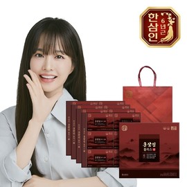 Nonghyup Red Ginseng Hansamin Red Ginseng Gin Plus 50ml 30 packets 4 sets + shopping bag / 농협홍삼 한삼인 홍삼진플러스 50ml 30포 4세트+쇼핑백