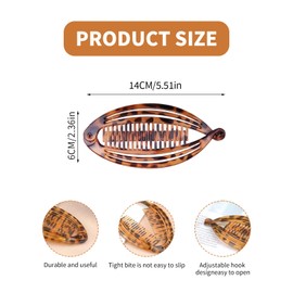 Banana Clip Thick Hair, Banana Hair Clips Women's Large, Hair Clip Girls, Banana Clip Hair, Hair Clip for Thick Hair, Banana Hair Clips, Hairband Clip, Ponytail Holder Clip (3-Piece)