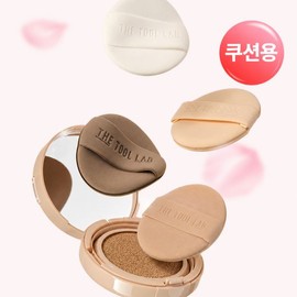 The Tool Lab Cushion Foundation Makeup Puff Collection 2pcs Select [BEST] Moist Puff Round 2pcs / 더툴랩 쿠션용 파운데이션 메이크업 퍼프 모음 2개입 선택 [BEST]촉촉 퍼프 라운드 2개입