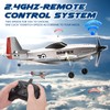 SIMREX TOY2409 RC Airplane, 2.4 GHz remote-controlled airplane with 6-axis