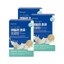 Huroom 데일리 초유 프로틴 280gx3박스 Daily Colostrum Protein 280g x 3 Boxes