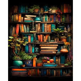 Paint by Number for Adults. Books DIY Acrylic Painting Kit for Adults Beginner – 16” x 20”with 3 Brushes and Bright Colors