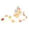 Wooden Animals Stacking Toy Colorful Improve Coordination Blocks Balancing Tree