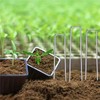 50Pcs Garden Stakes Staples + 50Pcs Gasket, 6 Inch Lawn