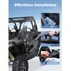 SKYJDM Soft Upper Doors with Side Mirror Cutout Compatible with