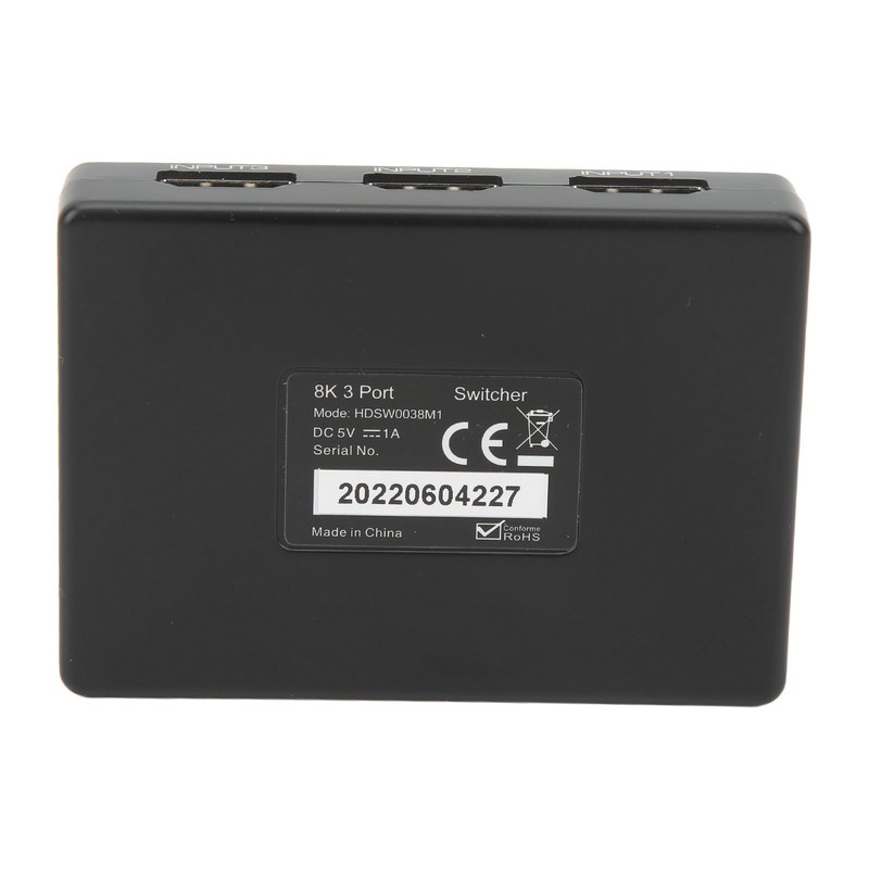 4K 120Hz 8K 60Hz 3 In 1 Out Ultra HD