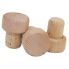 50 cork handles made of wood, natural - various diameters