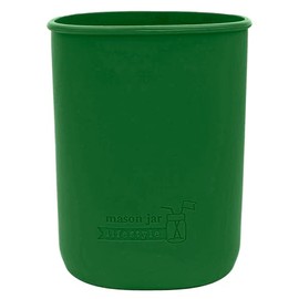Leaf Green 64oz Half Gallon Silicone Sleeves/Jackets for Protecting Mason Jars (2 Pack)