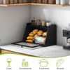 BMOSU Bread Box for Kitchen Countertop Large Capacity Corner Bread