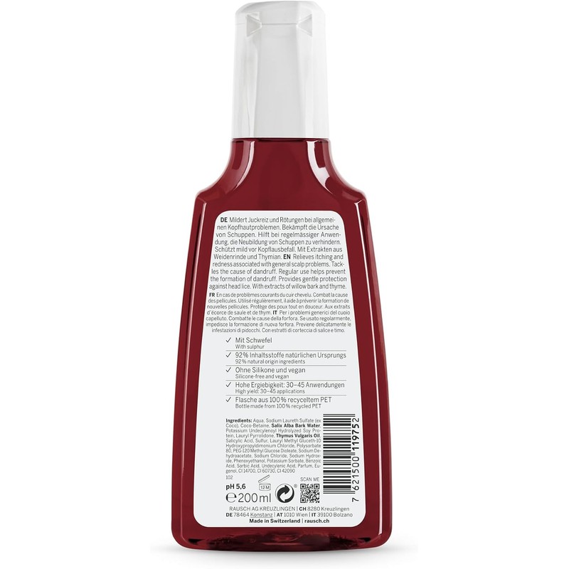 RAUSCH Willow Bark Treatment Shampoo 200 ml