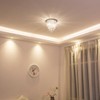 lifeholder Mini Chandelier, Crystal Chandelier Lighting, 2 Lights, Flush Mount