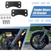Front 21'' Wheel Fender Risers/Lift Brackets Adapter Set for 2014-2025