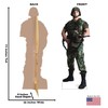 Cardboard People Army Soldier Life Size Cardboard Cutout Standup