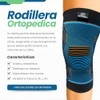 HYRS Rodillera Elástica Antideslizante Compresión Ejercicio Unisex Azul TCH