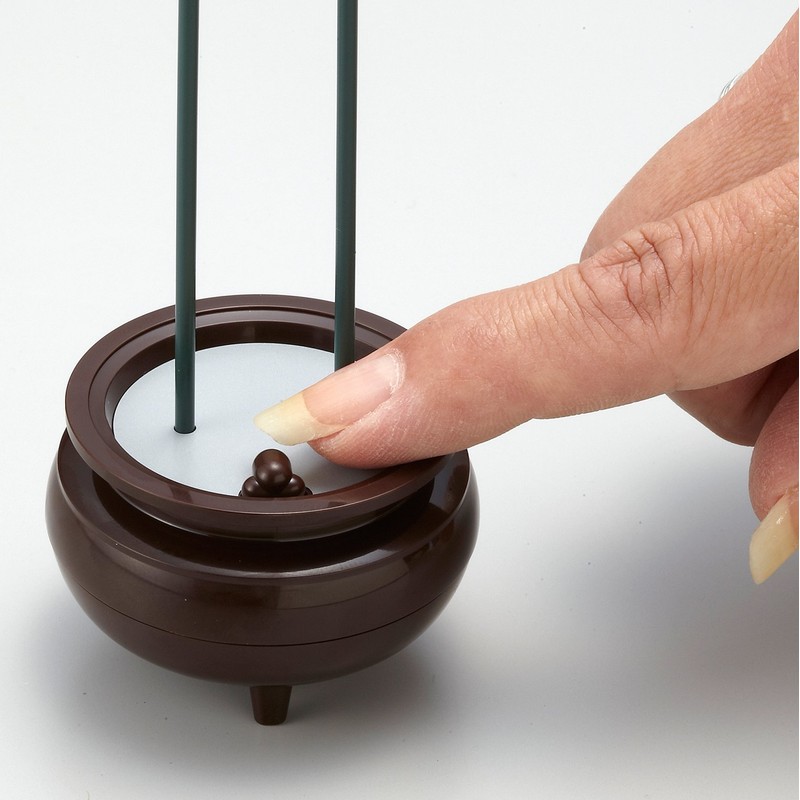 旭電機化成(Asahi Denki Kasei) スマイルキッズ 電気線香 安心のお線香 ミニ ブラウン ASE-5201