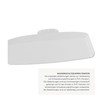 Estika Window Water Slot Caps, Pack of 25, White, 36