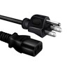 PKPOWER 6ft 3-Prong AC Power Cord Cable Plug Lead for