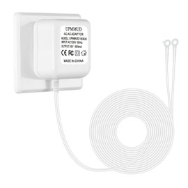 UPMMUD AC-AC 18V 800mA Output Power Adapter for Ring, Nest, Eufy, Arlo Doorbell, 32.8 FT, White –Pure Copper Enameled Wire Manufaturing800mA Power is Sufficient for More Stable Operation
