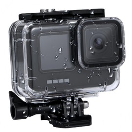 Azragon Gopro Protective housing for Hero13/12/11/10/9 with Quick Release Bracket Screw.60M/196FT Deep Diving