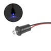 X AUTOHAUX 2 Pcs DC 12V Blue LED Light Car