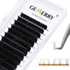 Gemerry 8-25 mm Easy Fan Lashes, 3D 5D 8D 10D
