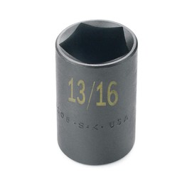 SK Hand Tool LLC 34028 7/8" 6 Point Standard Impact Socket 1/2" Drive