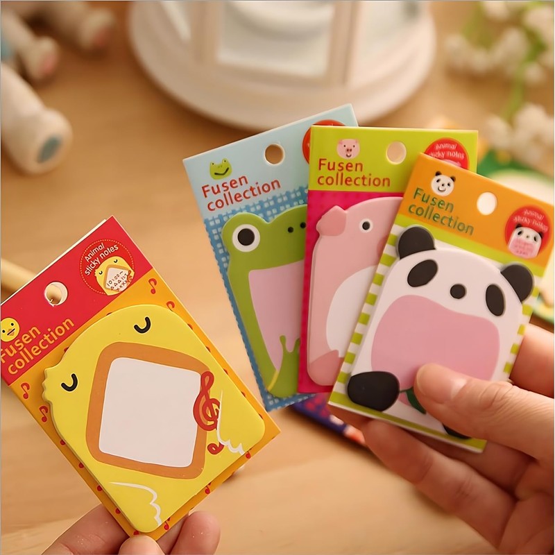SILHOL Cute Sticky Notes, 16 Pack 320 Sheets Kawaii Cartoon