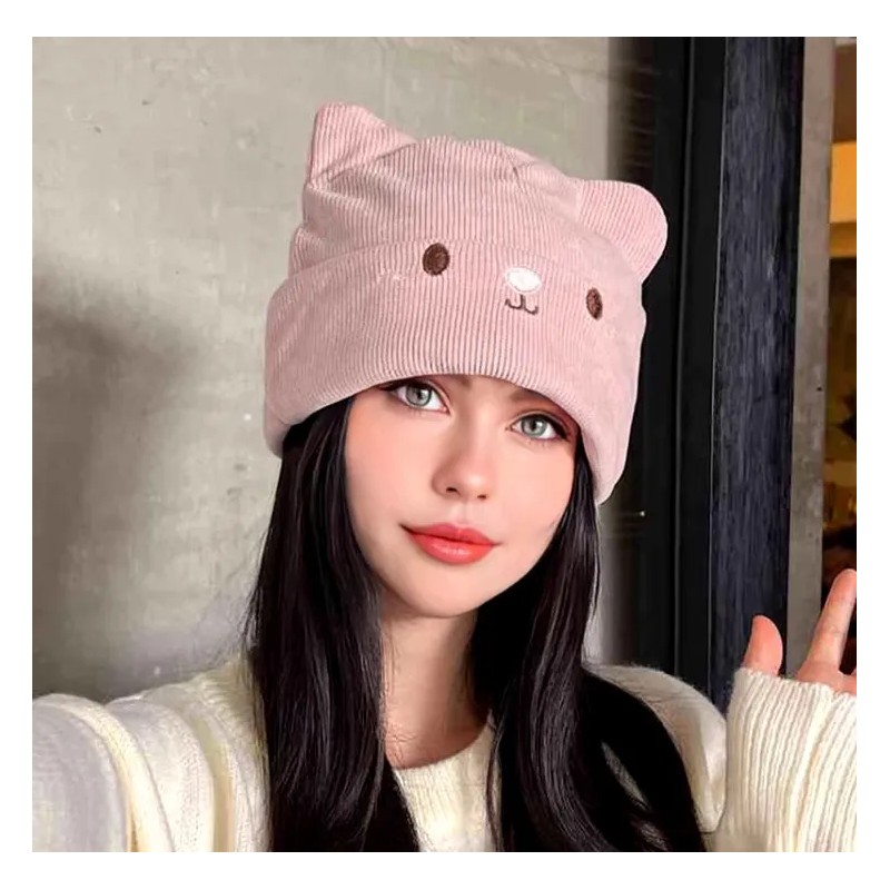 Gorrito Gorro De Cara De Gato Gatito Kawaii Orejitas Miau