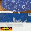 ANRO Oilcloth Tablecloth Washable Oilcloth Garden Tablecloth Outdoor Indoor Oval