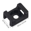 iplusmile 100pcs Cable Tie Mounts Saddle Shape Zip Tie Holders