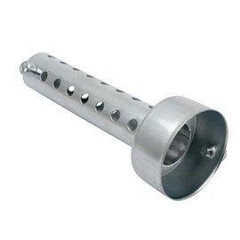 TOTMOX Motorcycle Exhaust Silencer 42 mm Silver, 1 Piece Universal Motorcycle Exhaust Silencer DB Killer Short Silencer