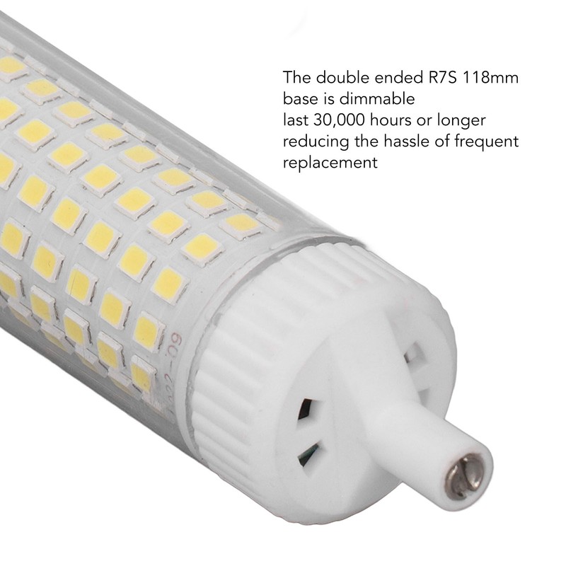2Pcs R7S LED Light Bulb 118mm Dimmable 15W 154 LEDs