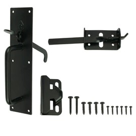 Everbilt Black Heavy Duty Gate Door Thumb Latch 20524 569074